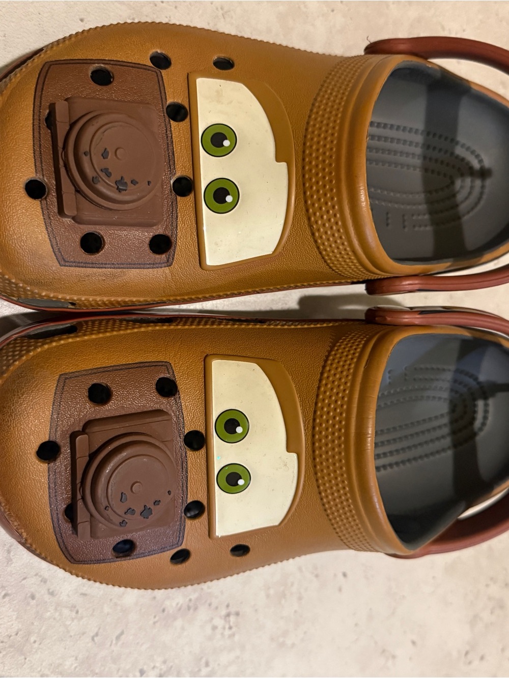 Rare Crocs Disney Pixar Cars Mater Classic Clog M8 W10